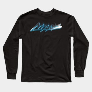 Maxxus Classic Logo - Black / Blue Long Sleeve T-Shirt